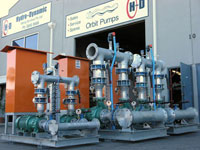 Water supply pumps for mine sites