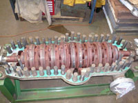Top view of a Stage Boiler Feed Pump