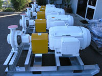 Mine pit dewatering pumps